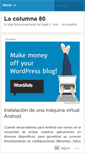Mobile Screenshot of columna80.wordpress.com