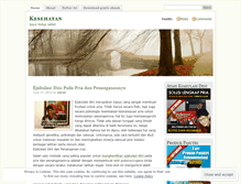 Tablet Screenshot of pikiransehat.wordpress.com