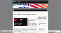 Desktop Screenshot of bibliaevida.wordpress.com