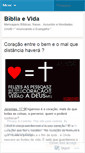 Mobile Screenshot of bibliaevida.wordpress.com