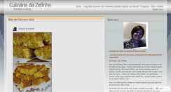 Desktop Screenshot of culinariadazefinha.wordpress.com