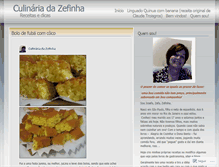 Tablet Screenshot of culinariadazefinha.wordpress.com