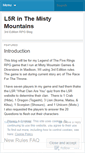 Mobile Screenshot of l5rmisty.wordpress.com