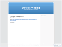 Tablet Screenshot of meirc.wordpress.com