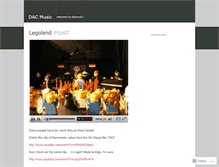 Tablet Screenshot of dacmusic.wordpress.com