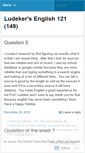 Mobile Screenshot of ludekerenglish121149.wordpress.com