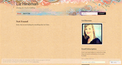 Desktop Screenshot of lizhineman.wordpress.com