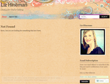 Tablet Screenshot of lizhineman.wordpress.com