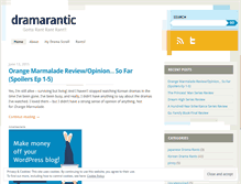 Tablet Screenshot of dramarantic.wordpress.com