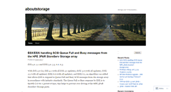Desktop Screenshot of aboutstorage.wordpress.com