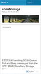 Mobile Screenshot of aboutstorage.wordpress.com