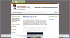 Desktop Screenshot of ecossentials.wordpress.com