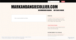 Desktop Screenshot of markandangiecollier.wordpress.com