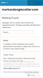 Mobile Screenshot of markandangiecollier.wordpress.com