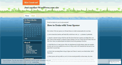 Desktop Screenshot of missconstrued.wordpress.com
