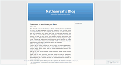 Desktop Screenshot of nathanblatterrealestate.wordpress.com
