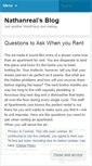 Mobile Screenshot of nathanblatterrealestate.wordpress.com