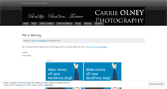 Desktop Screenshot of carrieolneyphotography.wordpress.com