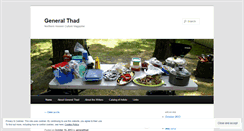Desktop Screenshot of generalthad.wordpress.com