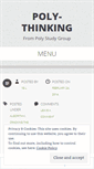Mobile Screenshot of polythinking.wordpress.com