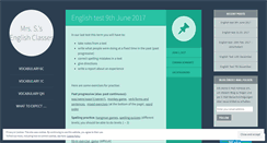 Desktop Screenshot of englishsz.wordpress.com