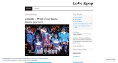 Desktop Screenshot of lvkpop.wordpress.com