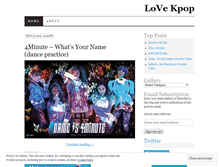 Tablet Screenshot of lvkpop.wordpress.com