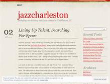 Tablet Screenshot of jazzcharleston.wordpress.com