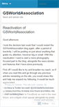 Mobile Screenshot of gsworldassociation.wordpress.com