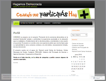 Tablet Screenshot of hagamosdemocracia.wordpress.com