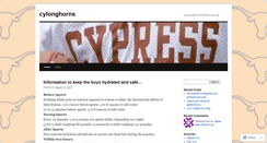 Desktop Screenshot of cylonghorns.wordpress.com