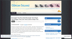 Desktop Screenshot of gurcansolmaz.wordpress.com