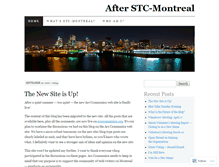 Tablet Screenshot of afterstcmontreal.wordpress.com