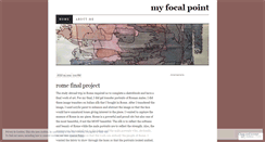 Desktop Screenshot of myfocalpoint.wordpress.com