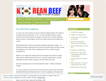 Tablet Screenshot of koreanbeef.wordpress.com