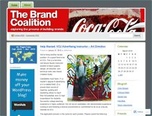 Tablet Screenshot of brandcoalition.wordpress.com