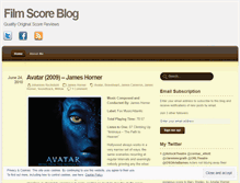 Tablet Screenshot of filmscoreblog.wordpress.com