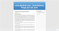 Desktop Screenshot of fooddeliverytampa.wordpress.com