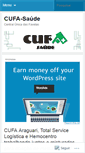 Mobile Screenshot of cufasaude.wordpress.com