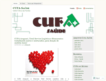 Tablet Screenshot of cufasaude.wordpress.com