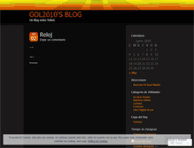 Tablet Screenshot of gol2010.wordpress.com
