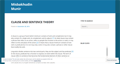 Desktop Screenshot of misbakhudinmunir.wordpress.com