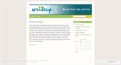 Desktop Screenshot of marcomtips.wordpress.com