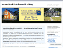 Tablet Screenshot of immobilienfairundfreundlich.wordpress.com