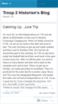 Mobile Screenshot of bsatroop2.wordpress.com