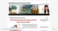 Desktop Screenshot of obatmelancarkanperedarandarah.wordpress.com