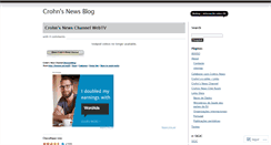 Desktop Screenshot of crohnsnews.wordpress.com