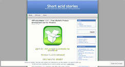 Desktop Screenshot of bigacid.wordpress.com