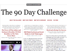 Tablet Screenshot of 90daystosucceed.wordpress.com