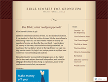 Tablet Screenshot of bibleforensics.wordpress.com